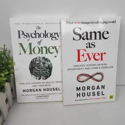Morgan Housel: 2 libros de Psicología del dinero (en inglés)