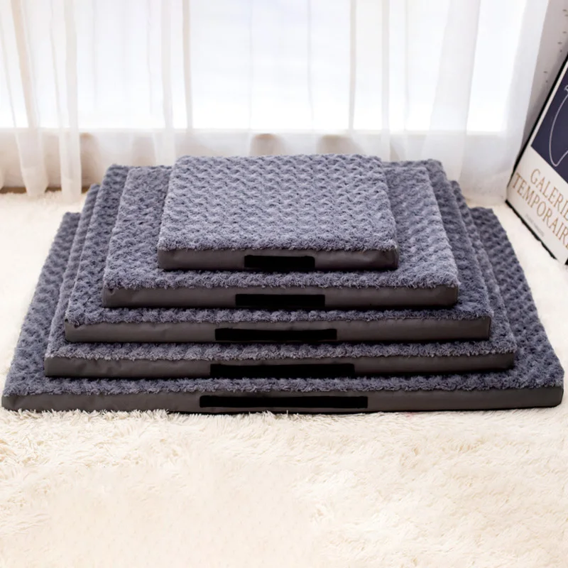 Estera de felpa para perros pequeños y medianos, cama cálida de invierno para perros, estera para dormir para perros peluda, cama extraíble para cachorros, suministros para mascotas - imagen 3