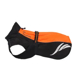 Abrigo impermeable con capucha para perros, reflectante para exterior