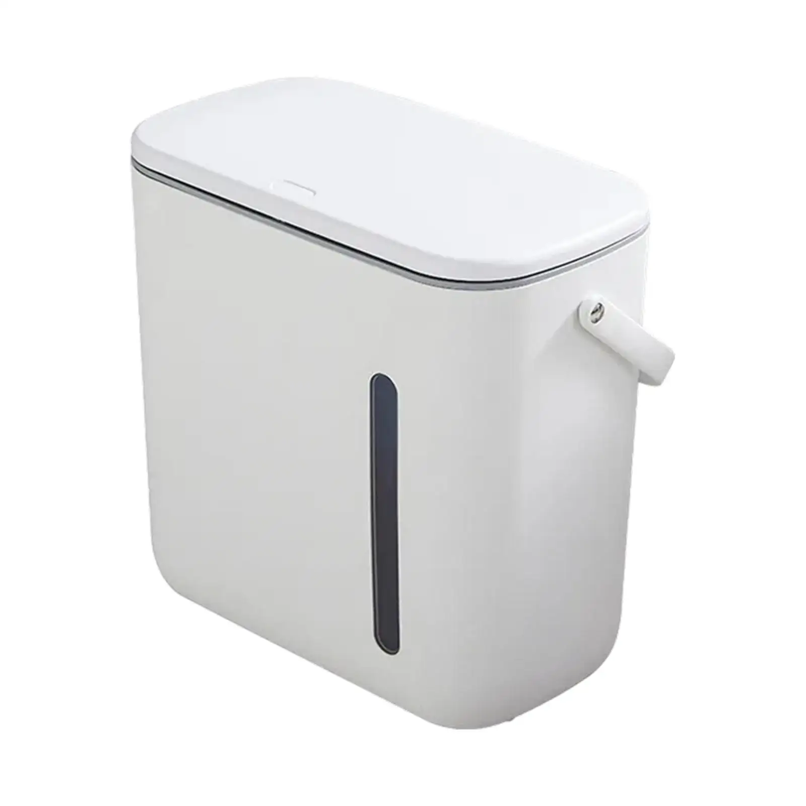Trash Can with Lid Dustbin with Tea Bucket Double Compartments Garbage Bin Waste Bin for Office Bedroom Bathroom RV Living Room