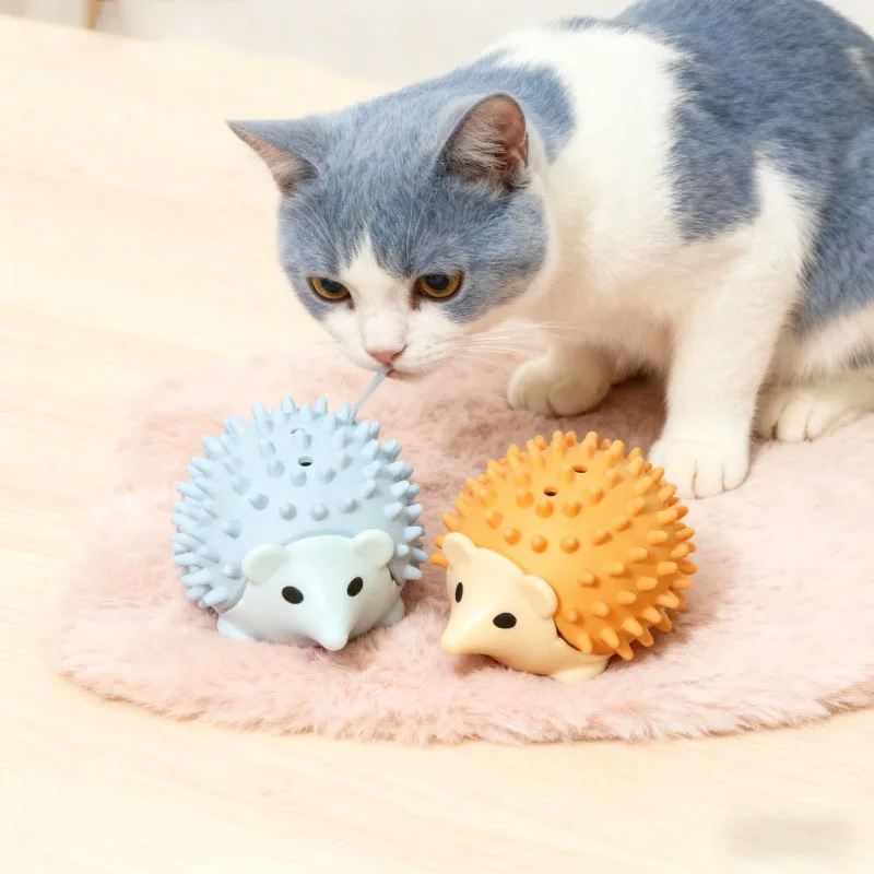 Pelota de hierba gatera para gatos – Juguete limpia dientes y relaja
