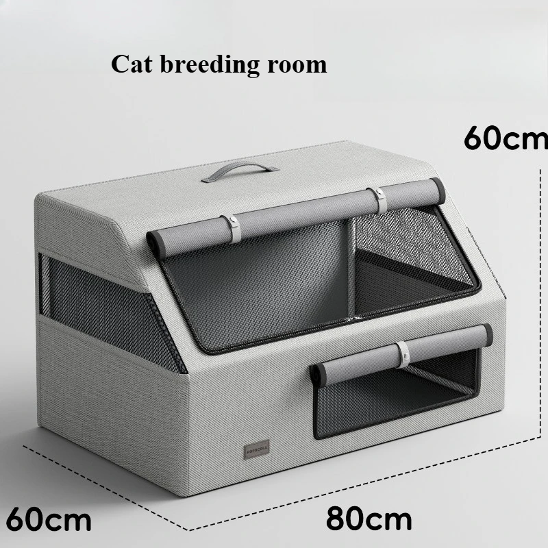 Tienda de seguridad cerrada especial para gatos femeninos, nido para habitación de gatos, jaulas espaciales grandes transpirables, resistentes al desgaste y plegables