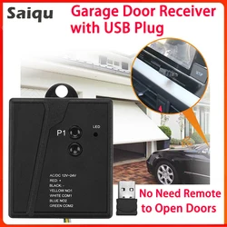 Receptor universal apertura puerta garaje Bluetooth y USB para coche