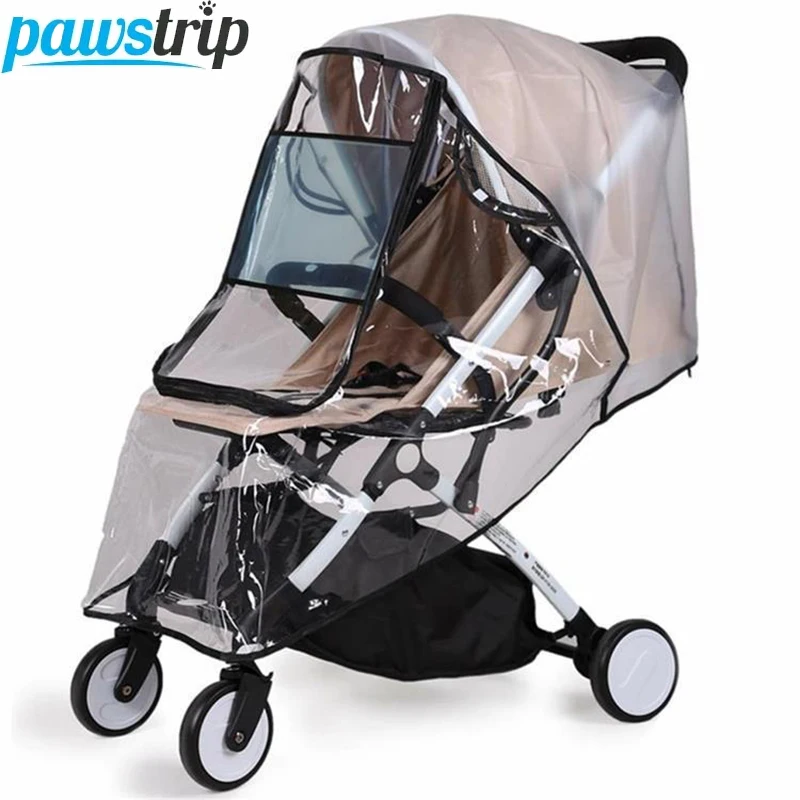 Cubierta impermeable transparente para carrito de gatos y perros - imagen 3