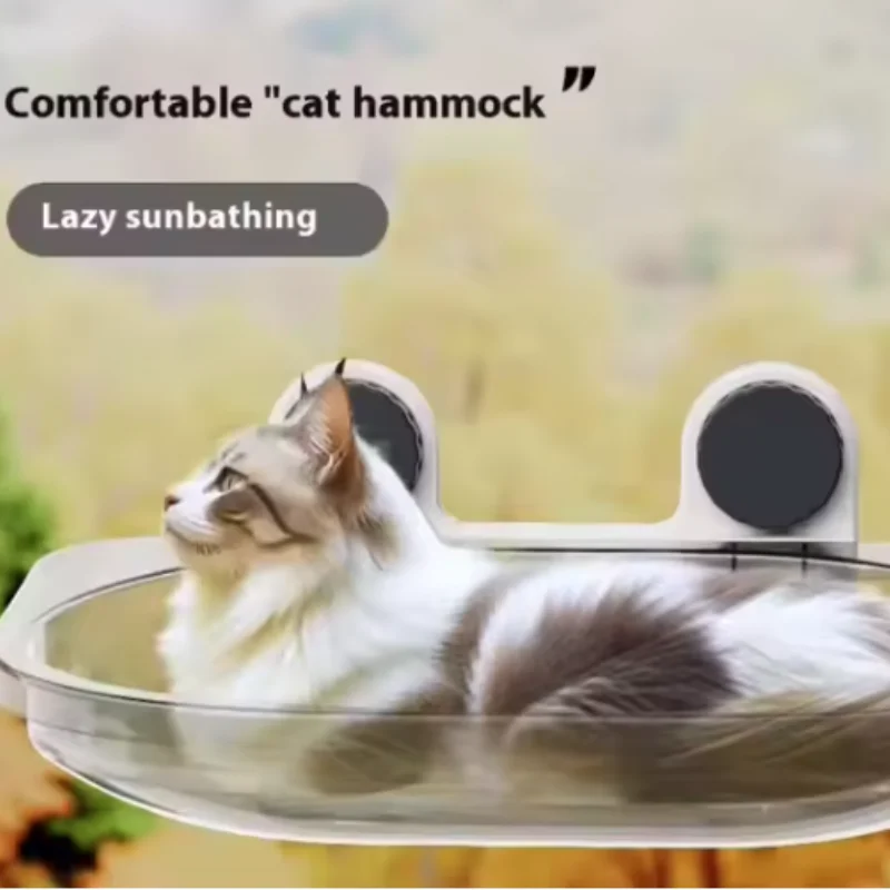 Hamaca con ventosa ultra fuerte para ventana de gato, marco de escalada colgante fácil de montar, estante para mascotas con soporte de carga para la hora de la siesta de gatos - imagen 3