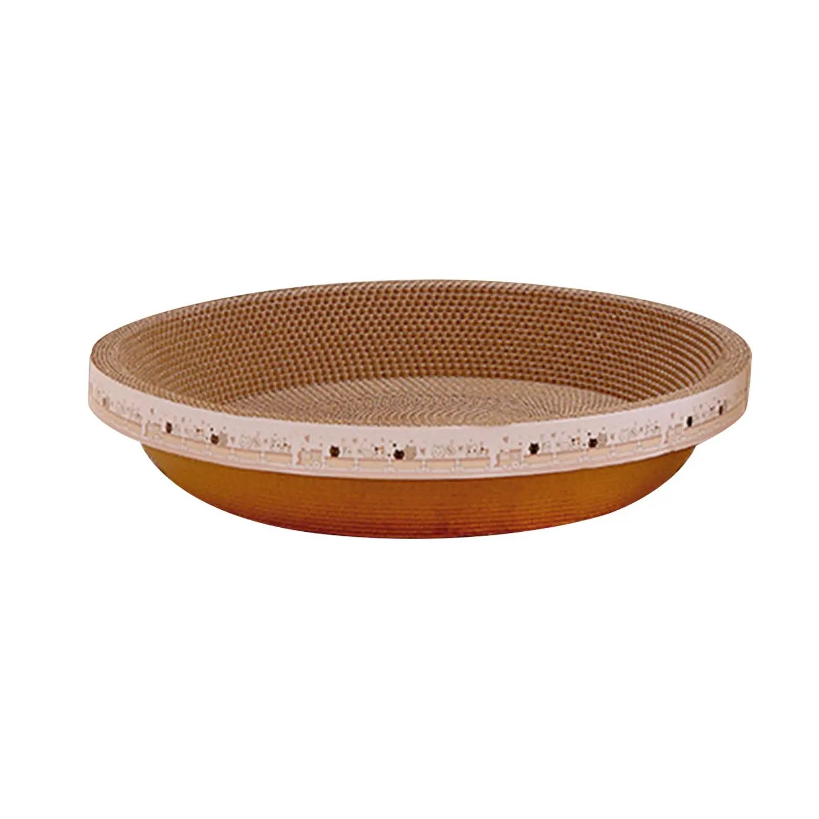 Round Cardboard Cat Scratcher Bed Couch Scratch Pad Nest Pet Supplies Rest