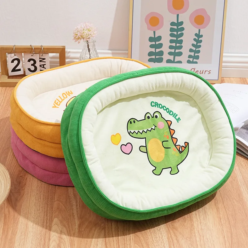 Cama de peluche antideslizante para perros pequeños, colores vivos - imagen 2