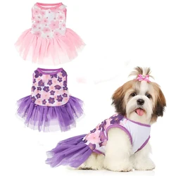 Vestido tutú para perro pequeño – Falda de tul con lazo para Chihuahuas y Yorkshire