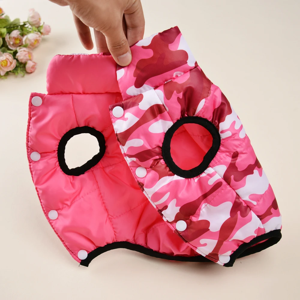 Abrigo para mascotas, ropa cálida de invierno para perros pequeños, chaqueta ligera Reversible a prueba de viento para cachorros, chaleco, disfraz de Yorkie Schnauzer