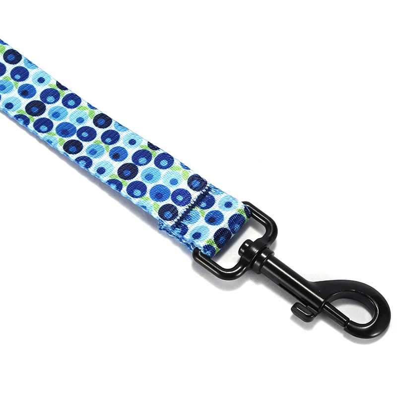 Correa para perro PLATTCO imitación nylon BLUE BERRY BOX personalizada con hebilla de seguridad para perros pequeños, medianos y grandes, 5 tamaños PDL328 - imagen 3