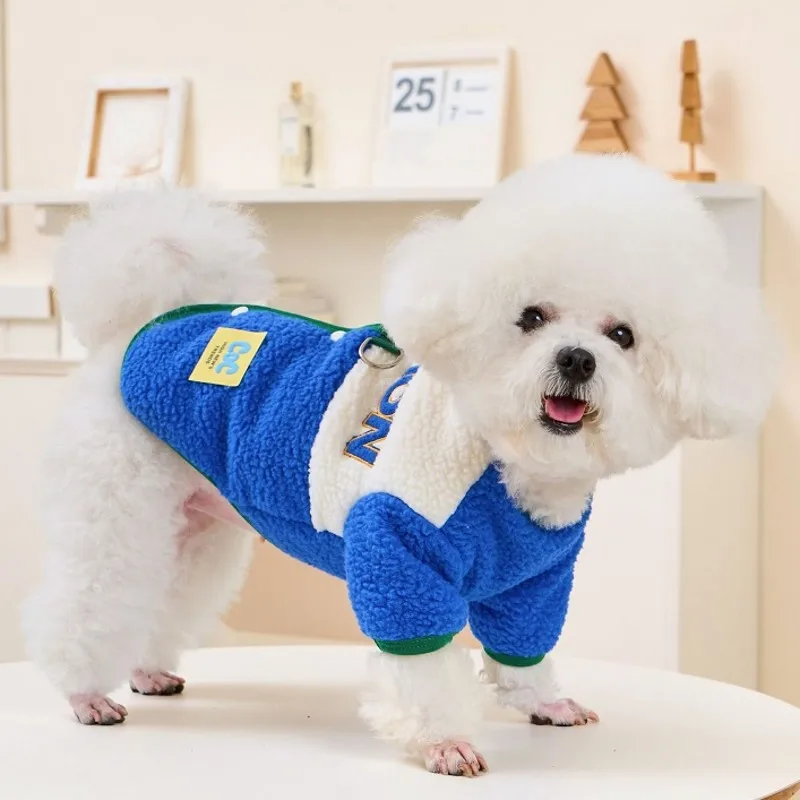 Abrigo para perros pequeños, chaleco a la moda para mascotas, ropa para perros, chaqueta cálida de otoño e invierno, ropa para Chihuahua, Bulldog Francés, abrigos para cachorros - imagen 4