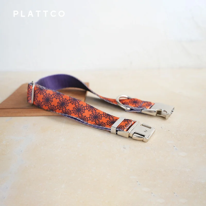 Collar araña ajustable para perro con hebilla plateada – Tallas S a XL - imagen 3