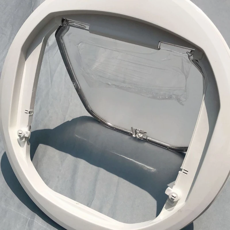 Puerta Redondeada de Plástico para Jaulas de Gatos y Perros Pequeños - imagen 4