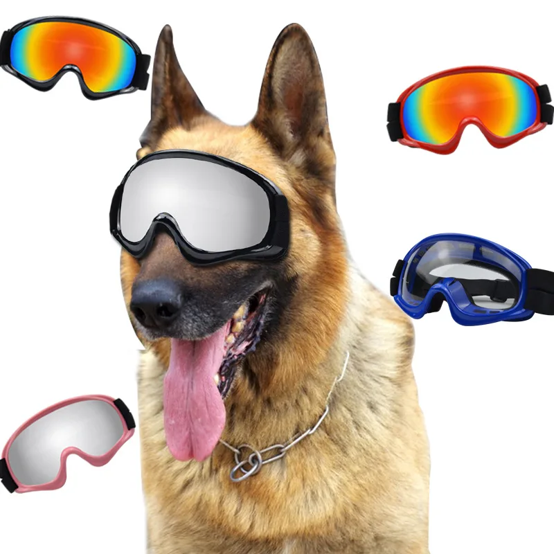 Gafas a prueba de viento para perros, lentes de sol militares para exteriores, medianos y grandes, protección UV para la nieve, productos para mascotas