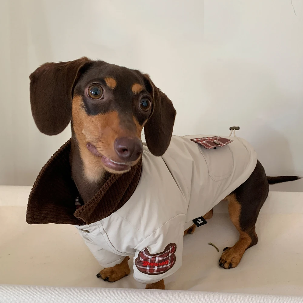 Abrigo de plumón cálido para perros pequeños y medianos - Invierno - imagen 3