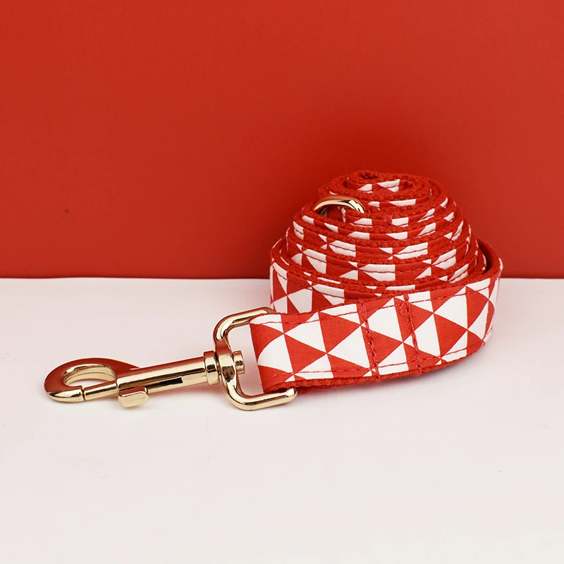 Collar personalizado para perro – Triangular de algodón rojo - imagen 5