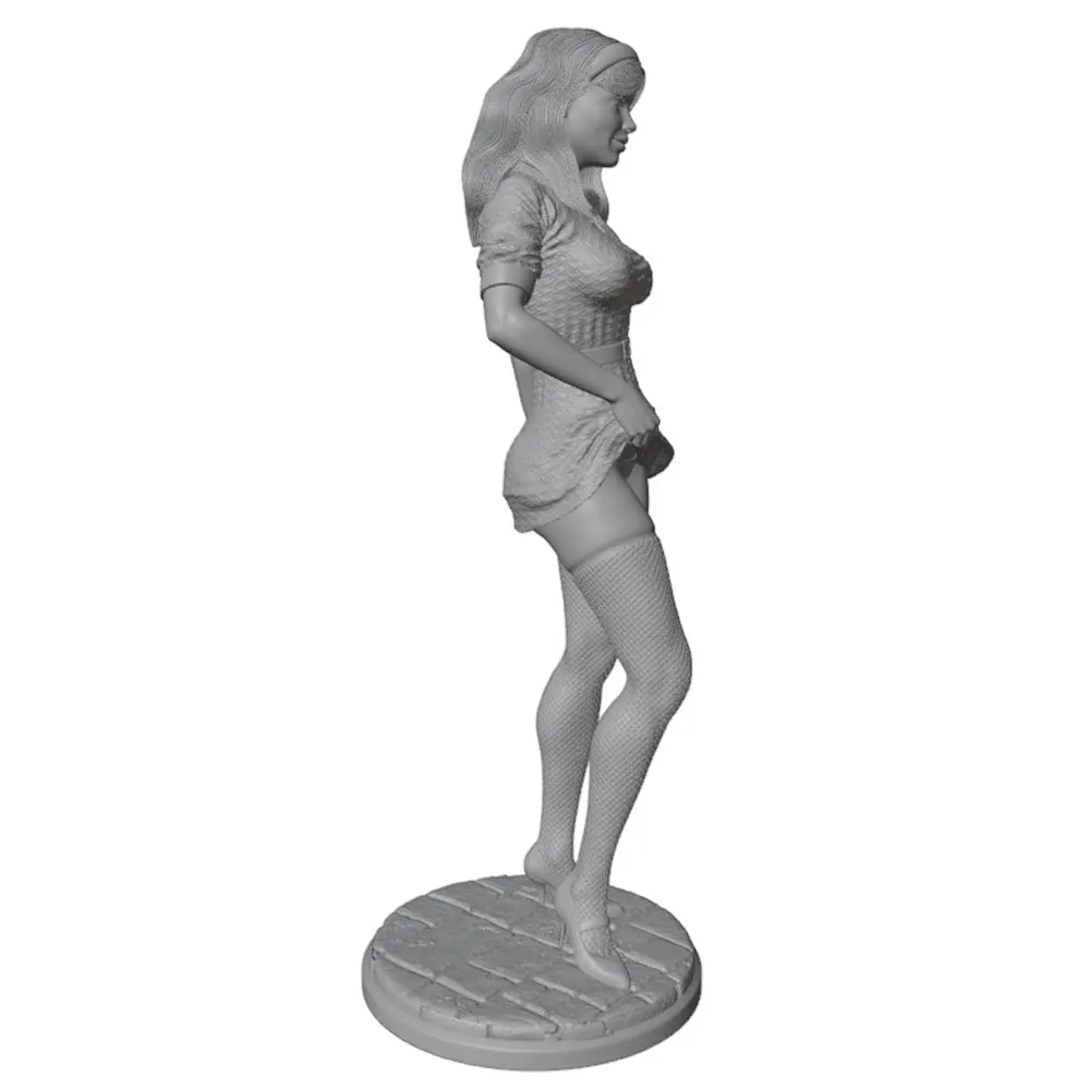 Figura de resina miniatura 75 mm sin pintar para rol y colección - imagen 3