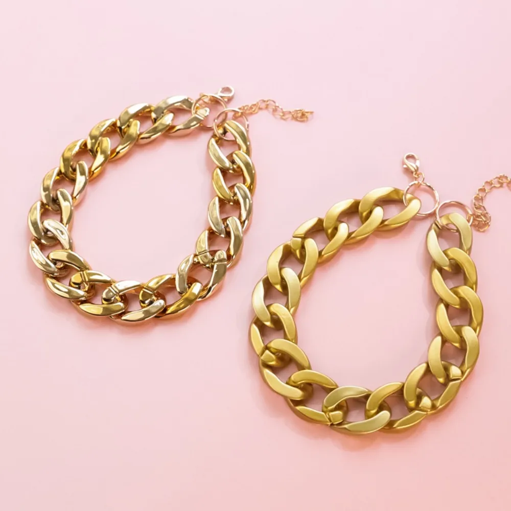 Collar cadena resina para Bully y perros grandes – Tono dorado - imagen 4