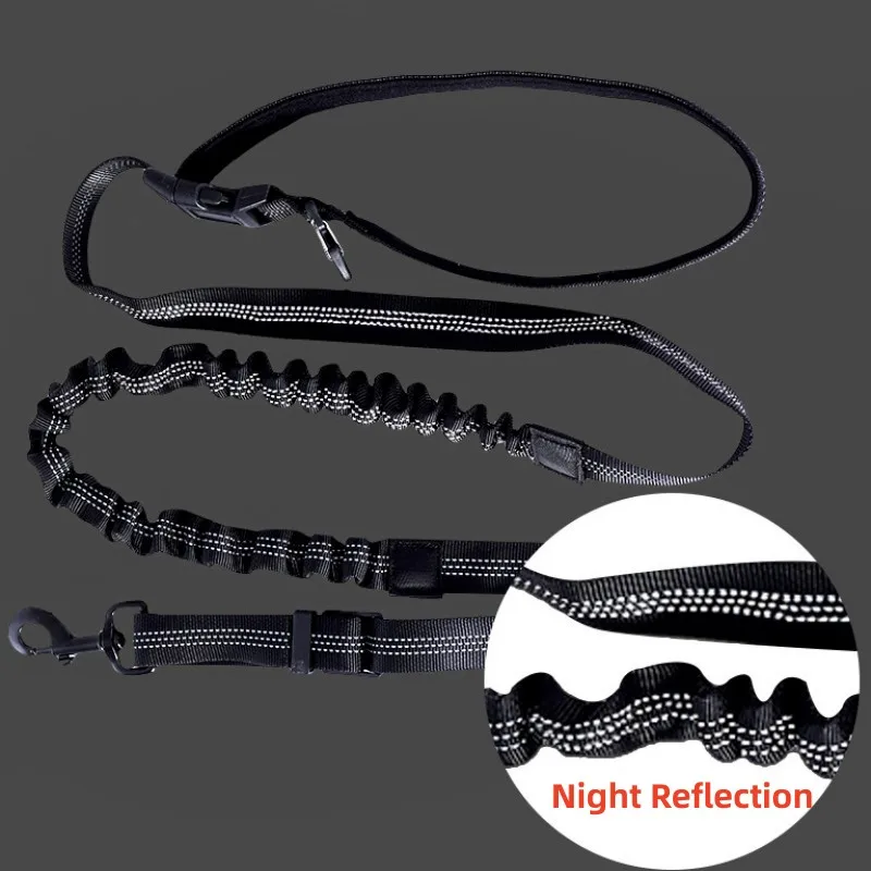 Correa de nailon para perros, correas elásticas para caminar, trotar, multifunción, suministros para mascotas - imagen 5