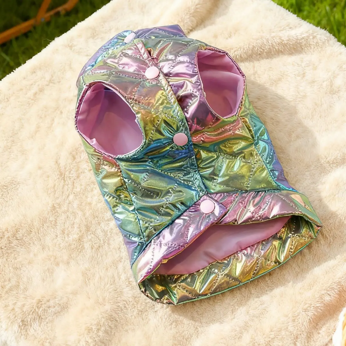 Ropa de invierno para perros: chaqueta acolchada impermeable a prueba de viento para perros para clima frío, abrigos de nieve ligeros para perros pequeños - imagen 5