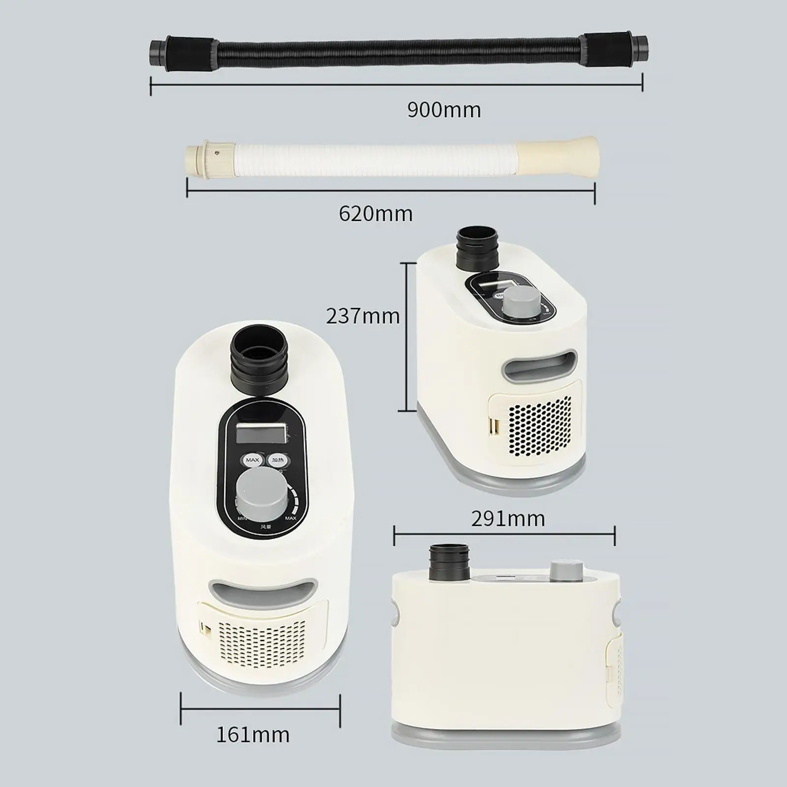 Dog Dryer Dog Pet Grooming Dryer Blower Pet Grooming Dryer with Hard Soft Double Hose Professional for Washing Bathing Grooming