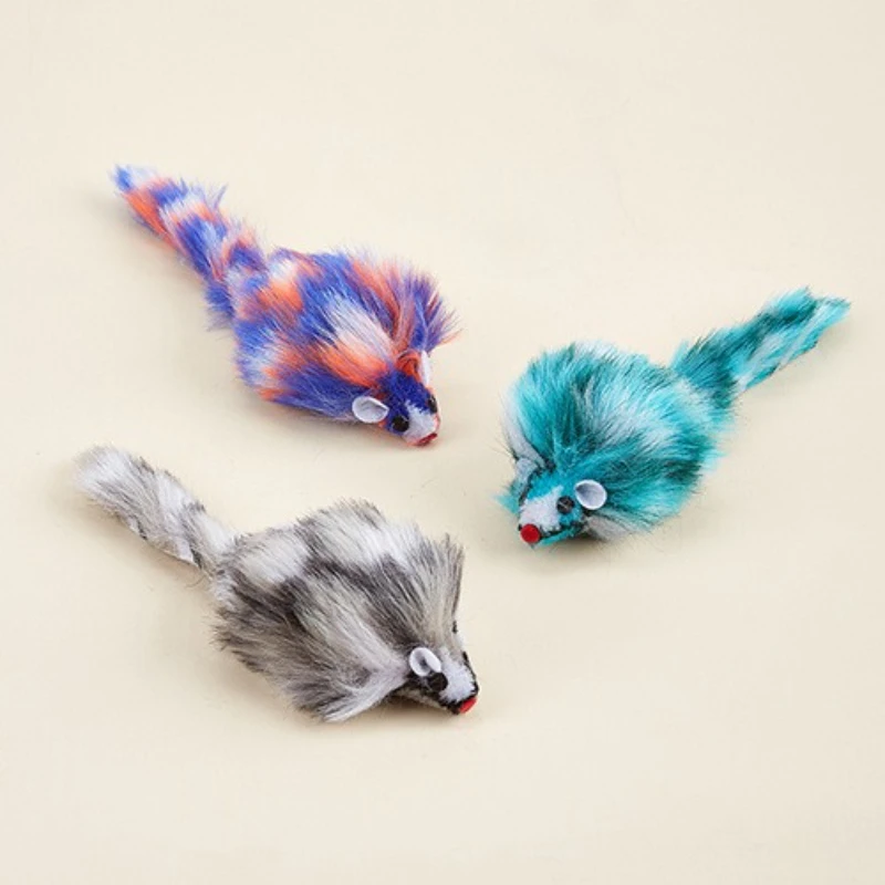 Juguete rompecabezas para gatos, ratón de imitación, peluche interactividad, juguete para gatitos, atrapa, divertido juguete para gatos, accesorios para gatos - imagen 2