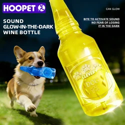 Pelota luminosa de látex con sonido para perros resistente a mordidas