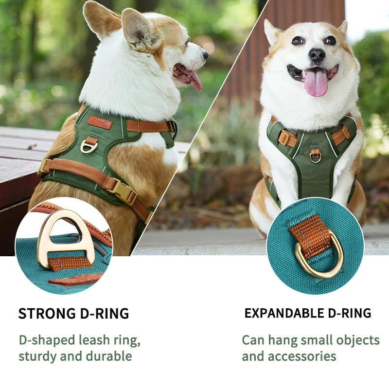 Arnés reflectante tipo chaleco para perros – Chihuahua y Corgi mini - imagen 5