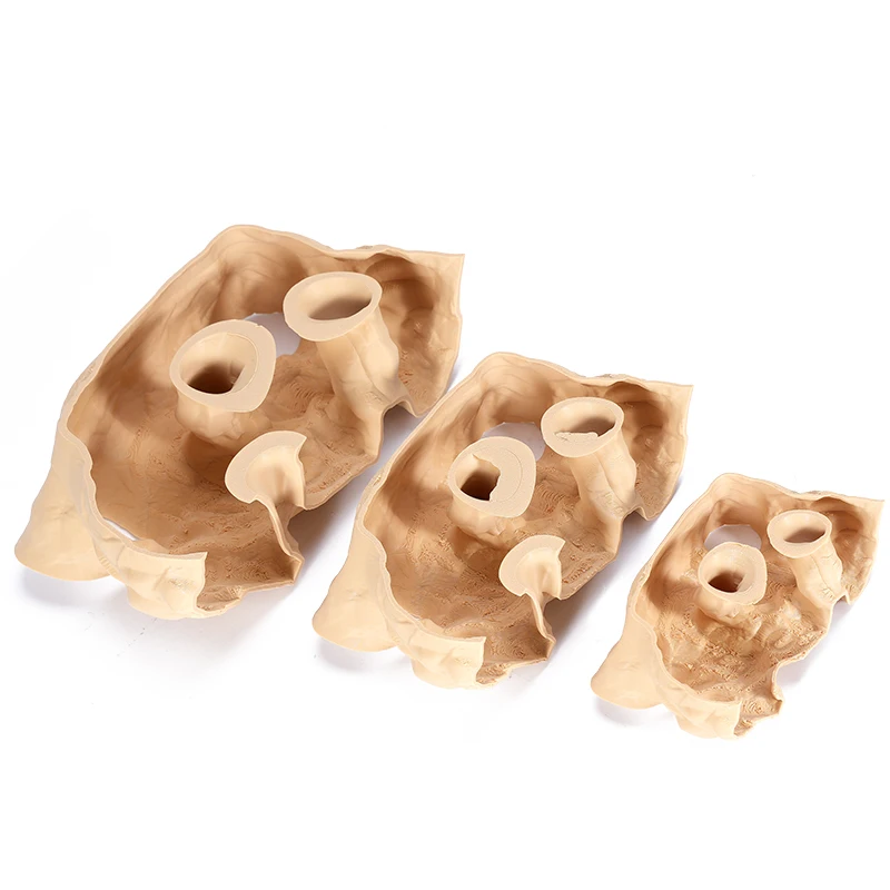 Pecera cueva subterránea para peces, camarones, refugio para reptiles, casas ocultas, paisajismo, impresión 3D, adornos de paisajismo Aqaurium - imagen 2