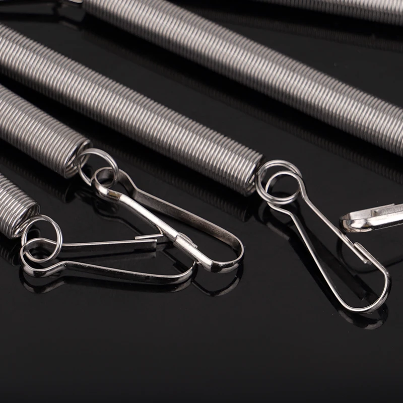 Resortes de repuesto para jaula de conejo para mascotas, 5/10 Uds., 3,1 pulgadas con 2 Clips, botella de agua de sujeción para conejo y hámster - imagen 4