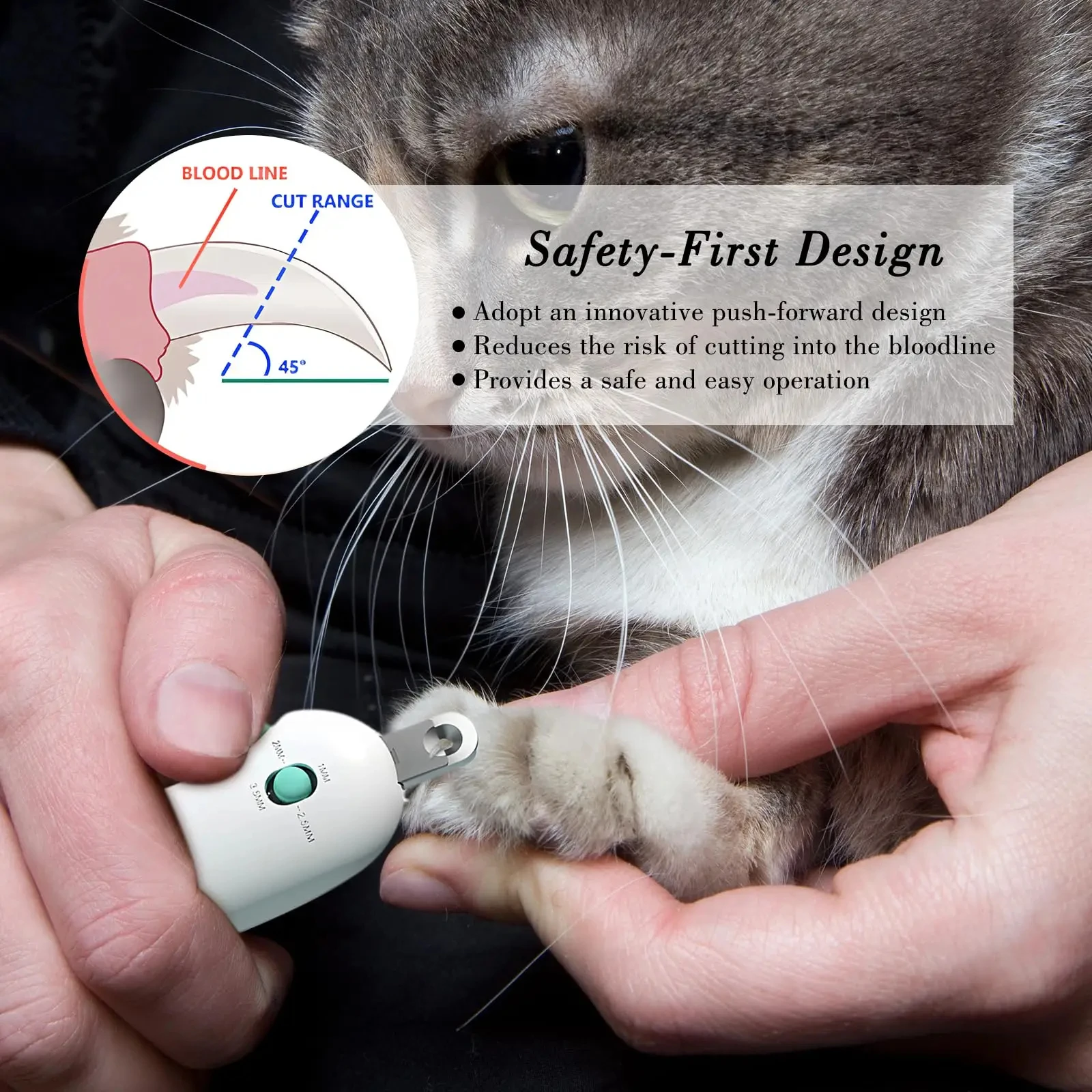 Cortaúñas Profesional con Ajuste para Perros y Gatos - Cachorros - imagen 5
