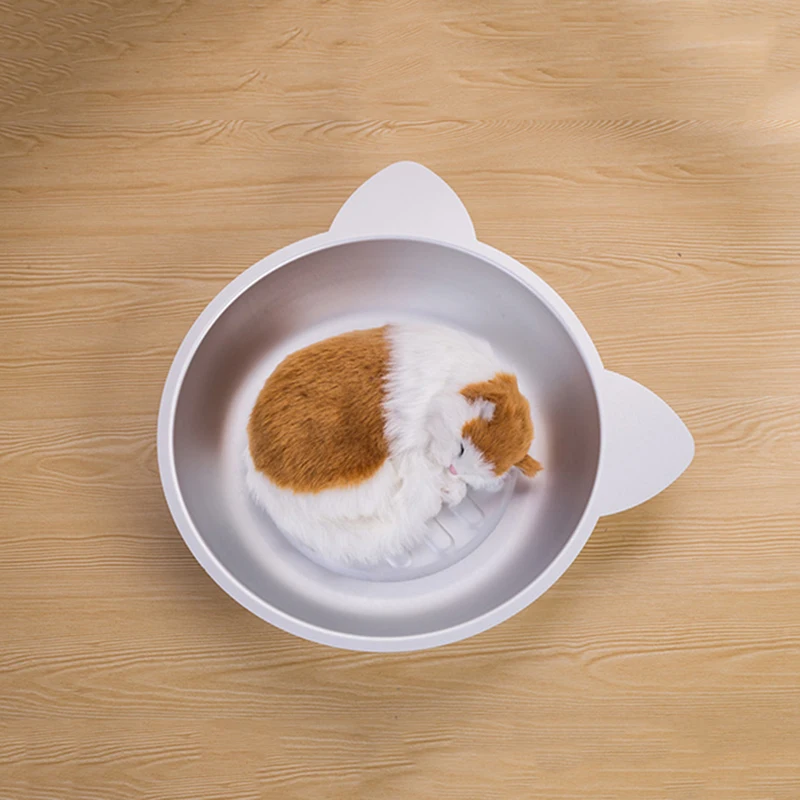 Bandeja de disipación de calor para gatos, bandeja de aluminio para gatitos, fresca, fosa, perrera pequeña, fácil de cuidar, suministros para mascotas, novedad de verano - imagen 4