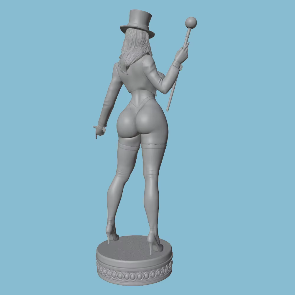 Figura pintable Sexy Magician para gato – Resina decorativa 1:24 - imagen 2