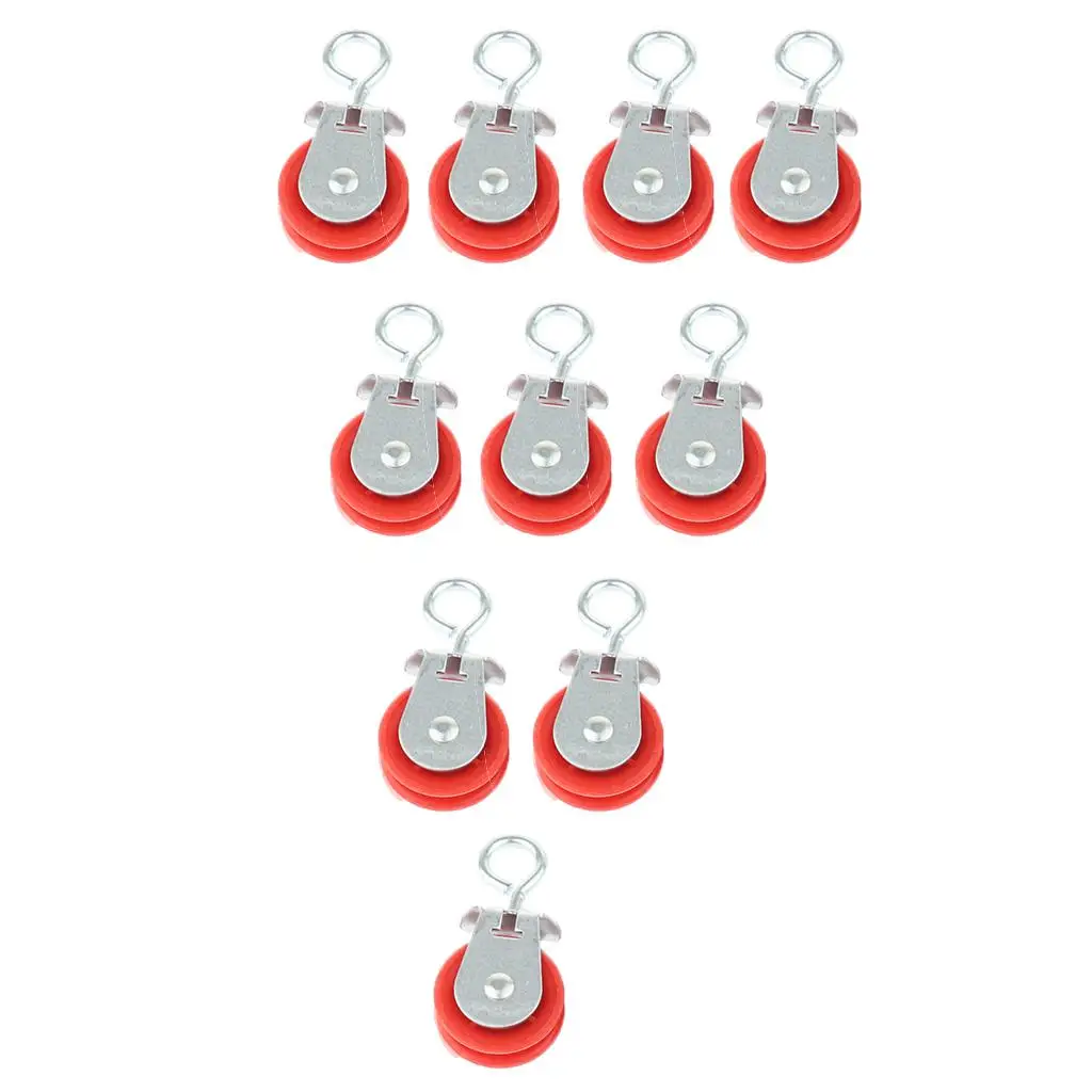 10 poleas para abridor automático de puerta de gallinero, aves de corral, pollos y pájaros - imagen 3