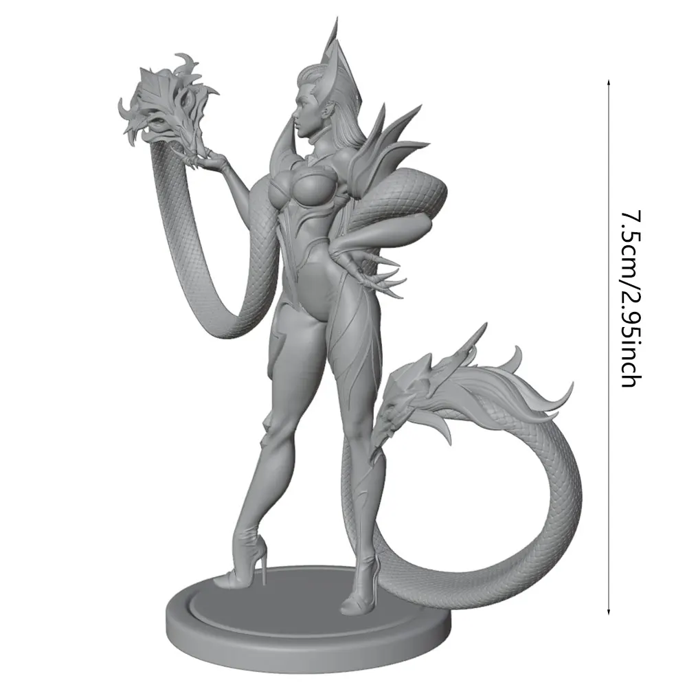 Minatura resina sin pintar para Dungeons & Dragons, Warhammer y juegos de rol - imagen 2