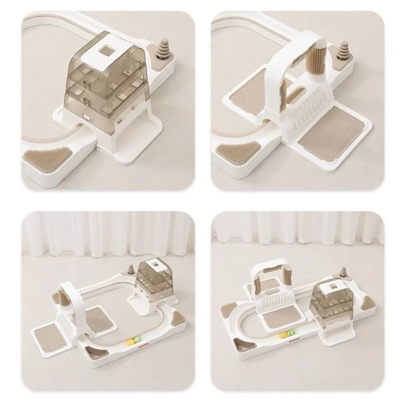 Rompecabezas de juguete para gatos, gatitos, juguetes grandes, accesorios para realzar el cerebro, gatos, gatitos, torre de comida, juguetes, raspadores de interior, producto para mascotas - imagen 5