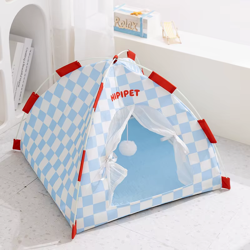 Casa de verano para gatos y perros pequeños – Colchoneta fresca y transpirable - imagen 2
