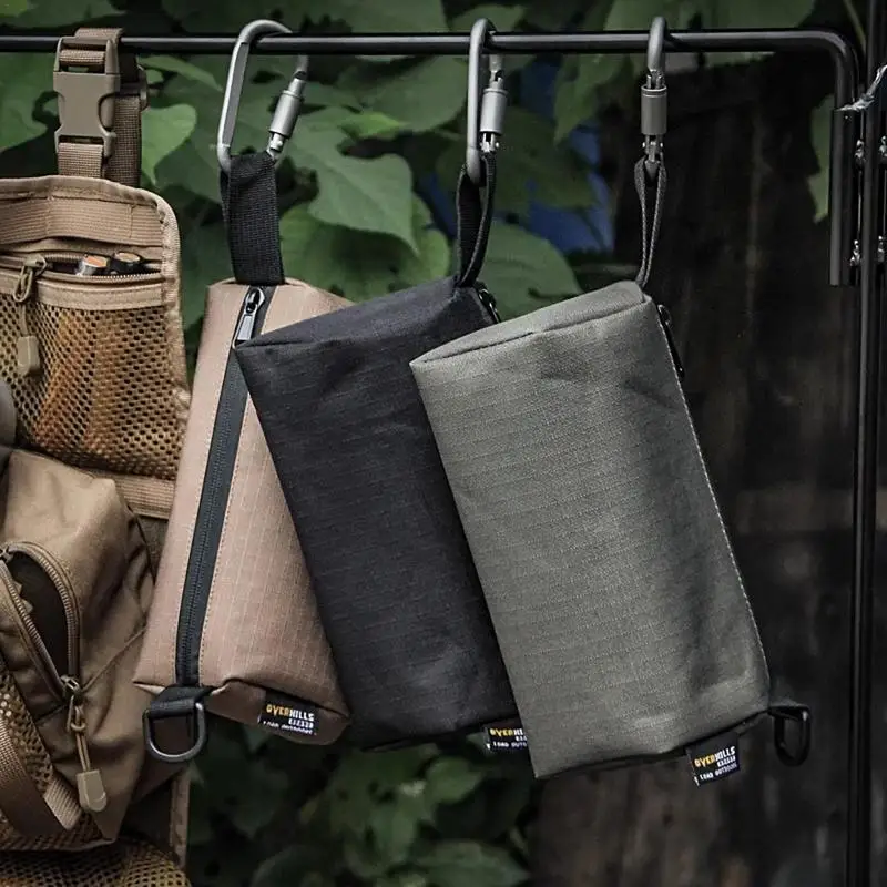 Bolsa de herramientas pequeña con cremallera, bolsa de almacenamiento, bolsa de transporte pequeña, bolsa de artículos de tocador para accesorios de viaje, Mini bolsa de maquillaje cosmético, monedas - imagen 5