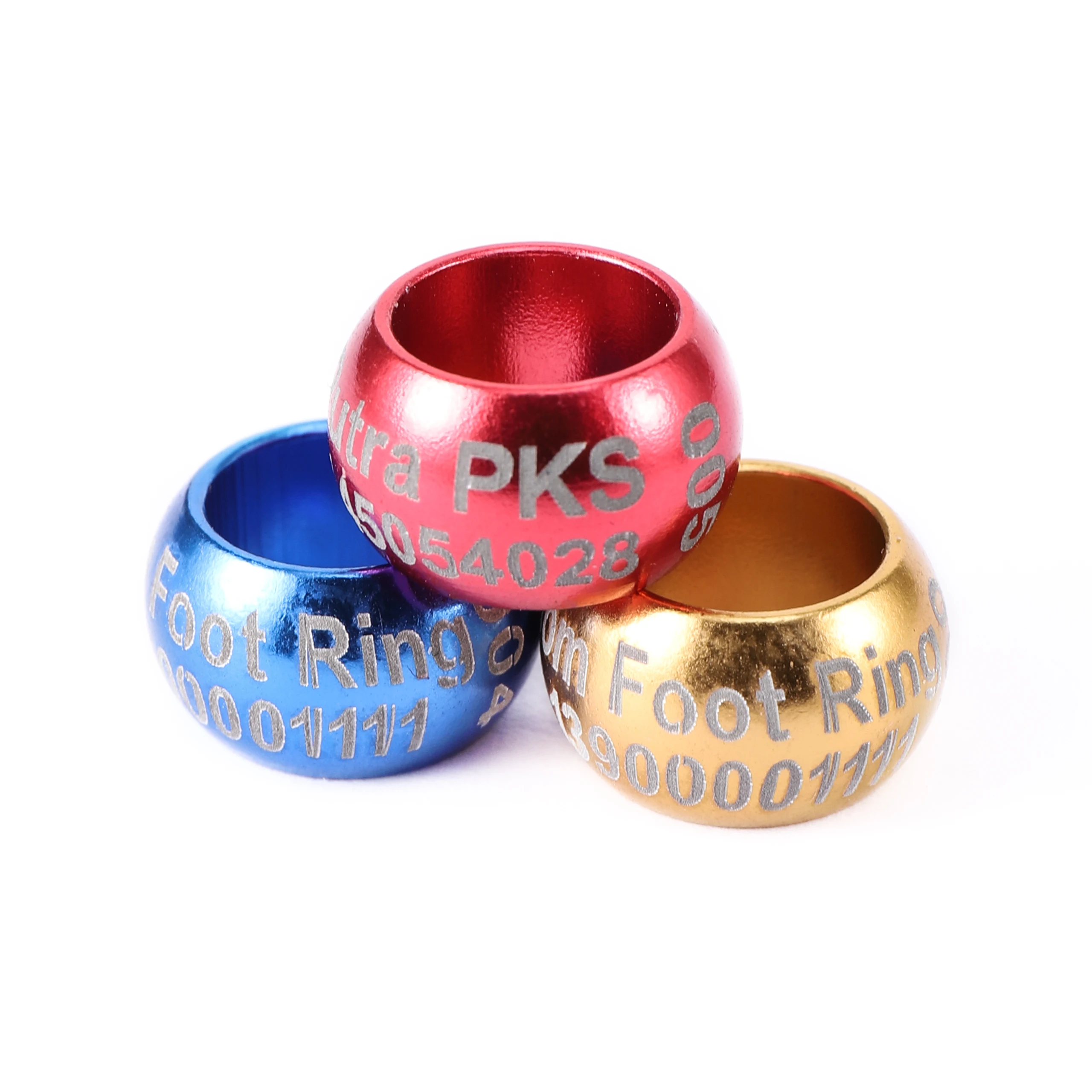 20 piezas, 6 colores, diámetro interior personalizado, 8mm/10mm, anillo para pie de pájaro, anillo para pie de Paloma, herramienta de carrera de identificación para entrenamiento de vuelo al aire libre - imagen 3
