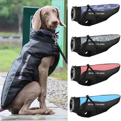 Abrigo invierno perros grandes con cuello de piel – Cálido y práctico