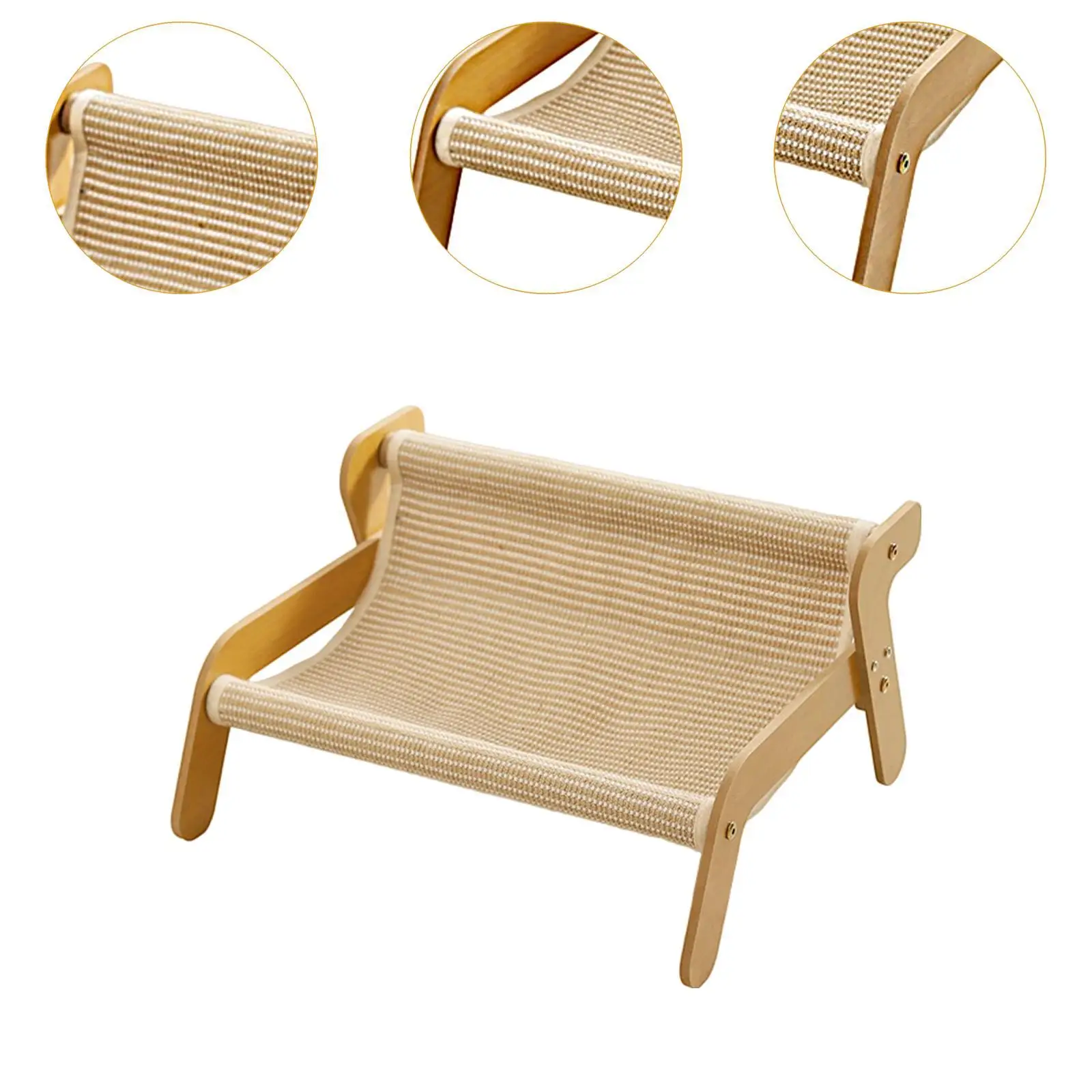 Cat Scratcher Cardboard Sofa Shape Cute Cat Bed for Resting Sleeping Playing