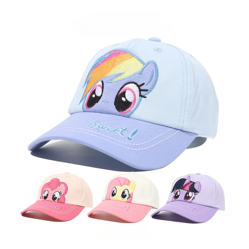Gorra de béisbol Kawaii My Little Pony, sombrero ajustable para niñas, gorras de sombrilla de verano para mujeres, decoración de Hip Hop, sombreros de conductor de camión, juguete para niños