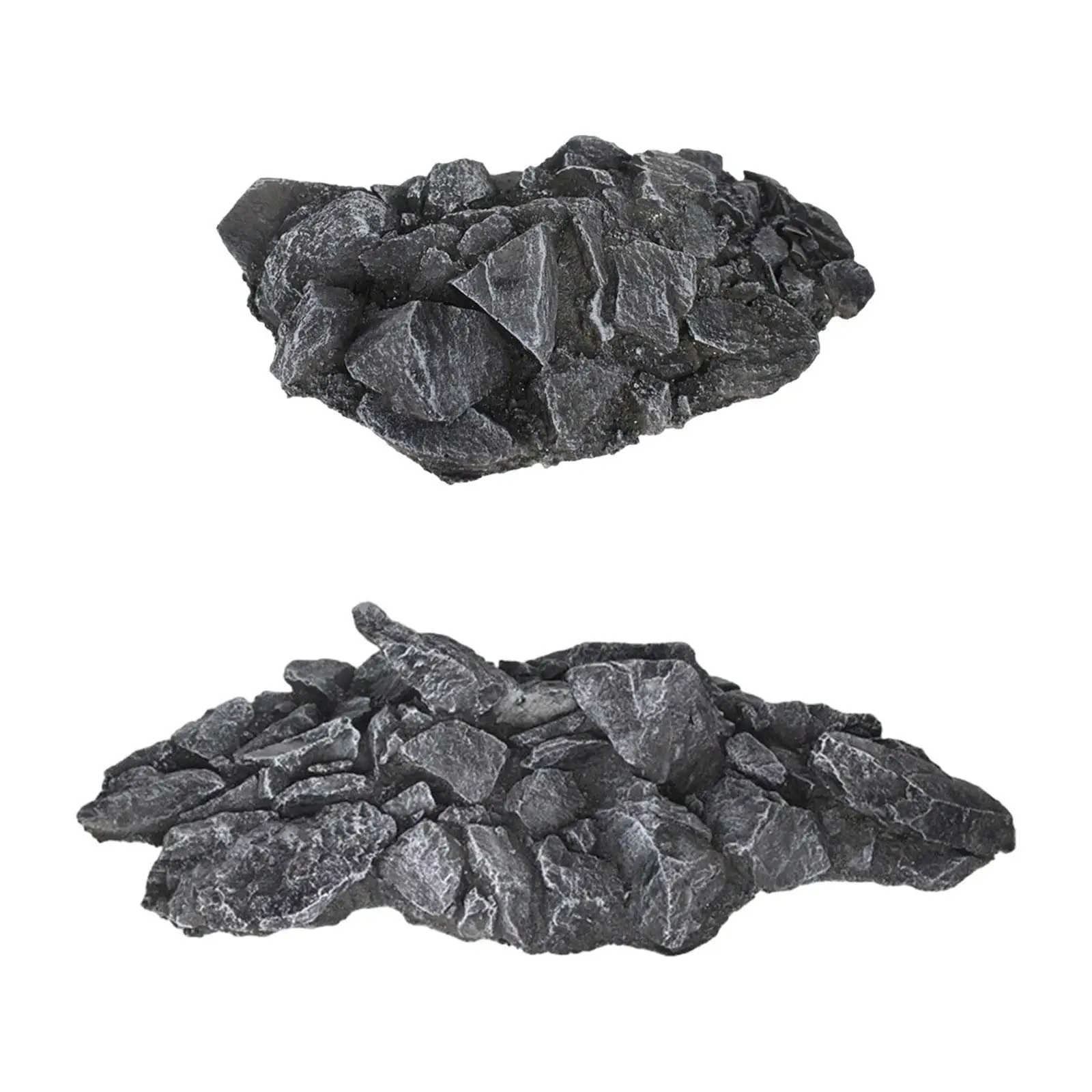 Adorno de roca Artificial de Material PU, realista, altamente simulación, decorativo, ligero para configuración de terrarios, multiusos - imagen 2