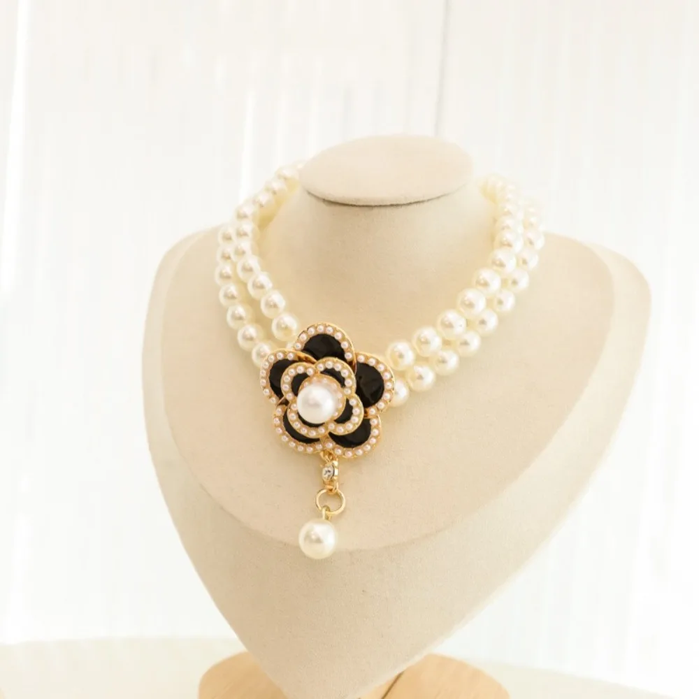 Collar para gatos y perros vintage floral sin cascabel – Elegante - imagen 5