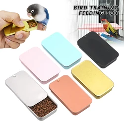 Alimentador manual para pájaros – Comedero de entrenamiento colorido
