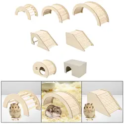 Casita de madera para hámster y cobaya – Refugio y juego cómodo