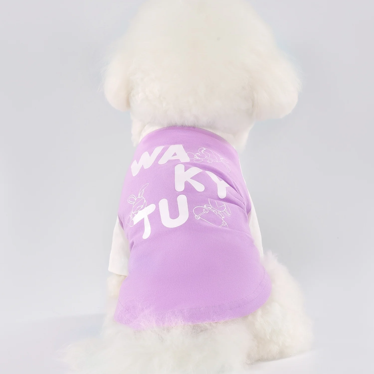 Camisa suave y transpirable para perros y gatos, ropa para mascotas para todas las estaciones, camiseta ligera para mascotas, ropa para mascotas Frenchie Dachshund - imagen 4