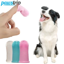 Cepillo dental de silicona suave para perros