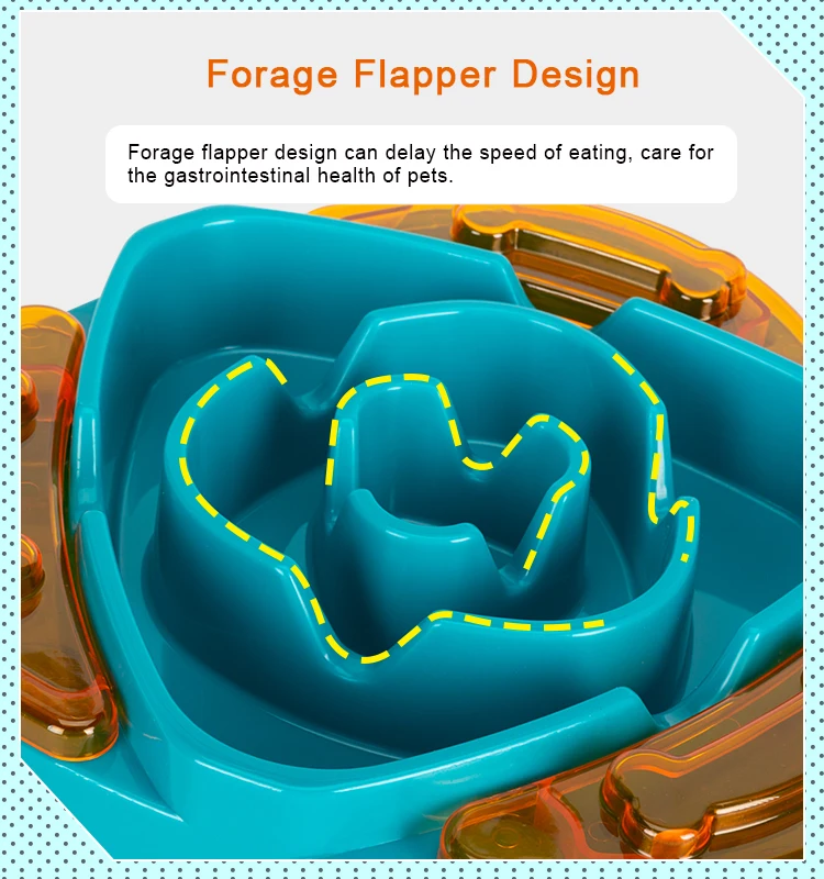Truelove Comedero Lento Perros Gatos Cuenco Comida Columna Cervical Duradero Antideslizante Respetuoso Medio Ambiente Alta Calidad TLT2602 - imagen 4