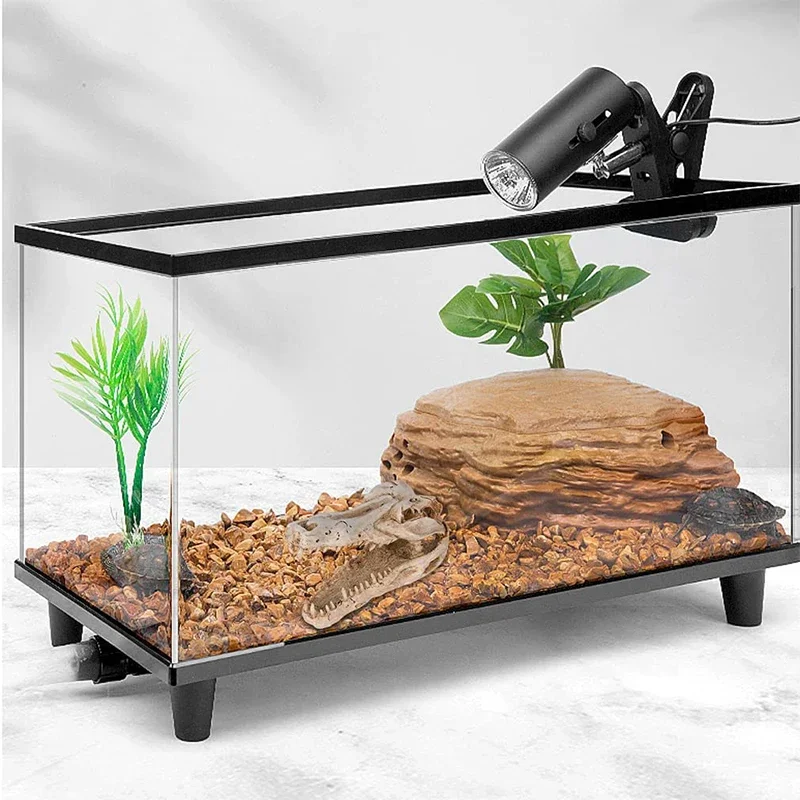 Decoración de Acuario, casa de reptiles, Cráneo de resina, ornamento de Acuario, cueva de pecera, accesorios de decoración Artificial para el hogar, dragón barbudo - imagen 5